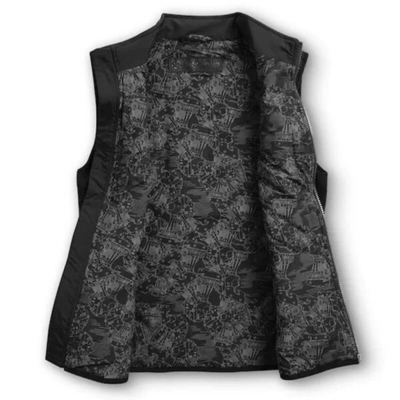 Harley-Davidson Women's Black Quilted Vest - Picture 2 of 6